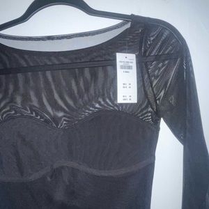 Abercrombie mesh going out top